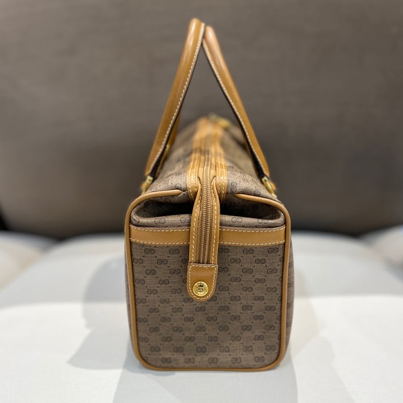 Gucci Vintage Micro Gg Monogram Boston Bag - Picture 2 of 8